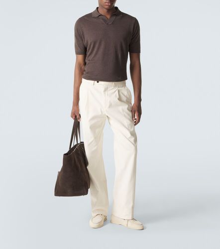 Polohemd aus Leinen und Baumwolle - Thom Sweeney - Modalova