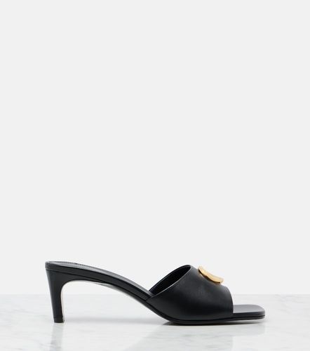 Gucci Double G leather mules - Gucci - Modalova