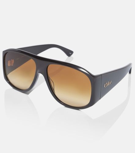 Chloe Logo oversized sunglasses - Chloe - Modalova