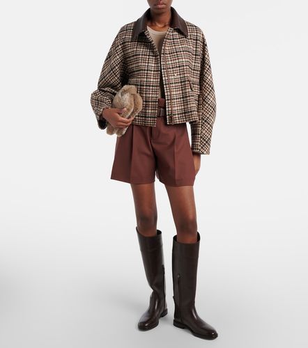 Monili pleated wool-blend shorts - Brunello Cucinelli - Modalova