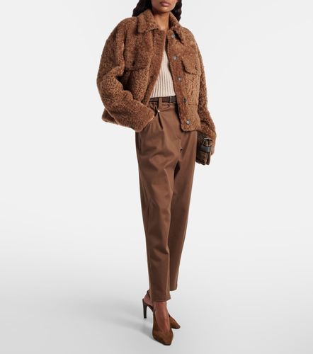 Pantaloni regular in misto cotone - Brunello Cucinelli - Modalova