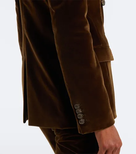 Double-breasted cotton velvet blazer - Etro - Modalova