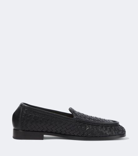 Silenzio Intrecciato leather loafers - Bottega Veneta - Modalova