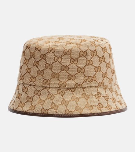 Cappello a secchiello GG in canvas - Gucci - Modalova