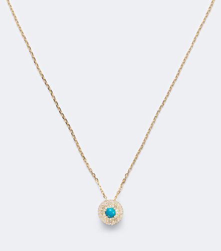 Collana Evil Eye in 18kt con diamanti e turchesi - Suzanne Kalan - Modalova