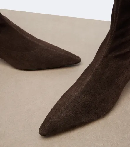 The Row Liisa suede ankle boots - The Row - Modalova