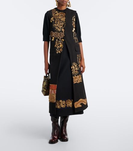 Embellished cotton vest - Dries Van Noten - Modalova
