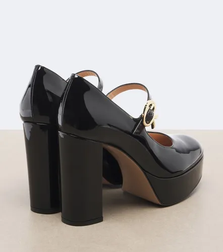 Doris patent leather Mary Jane platform pumps - Gianvito Rossi - Modalova