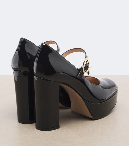 Salones con plataforma Mary Jane de charol - Gianvito Rossi - Modalova