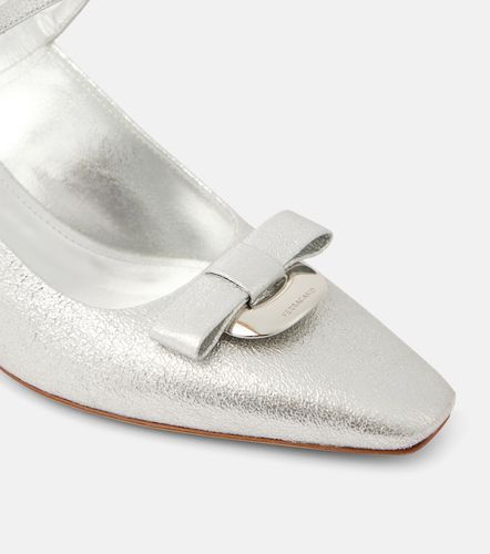 Ophelia 55 leather slingback pumps - Ferragamo - Modalova