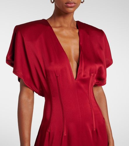 Abito midi in satin - Stella McCartney - Modalova
