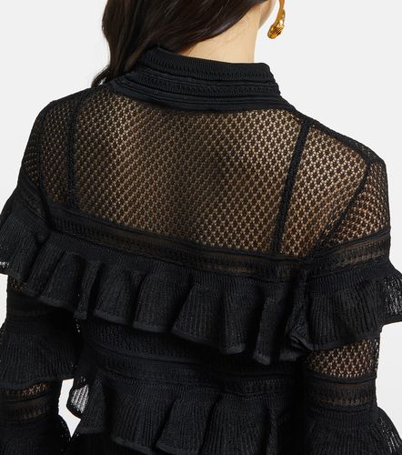 Crush High Neck Frilled knitted minidress - Zimmermann - Modalova