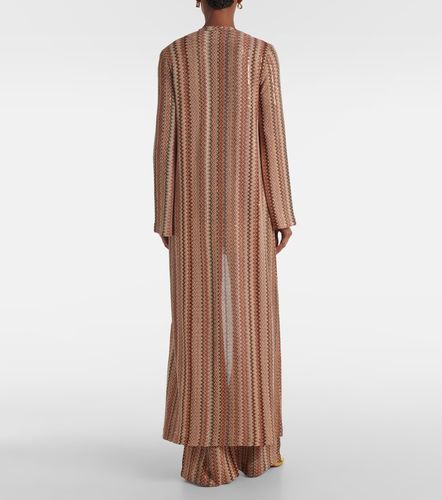 Cárdigan de lamé en zigzag - Missoni - Modalova