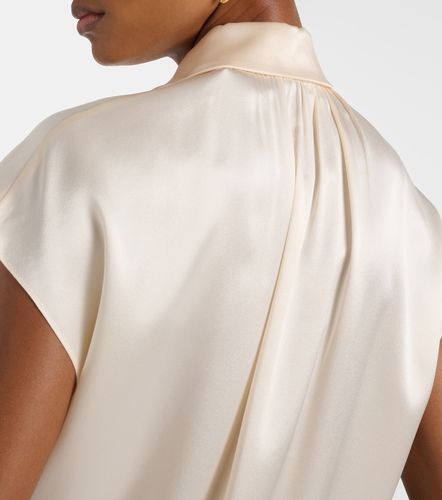Vince Blusa de satén de seda - Vince - Modalova