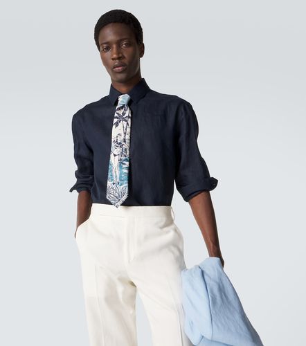 Printed silk twill tie - Dolce&Gabbana - Modalova