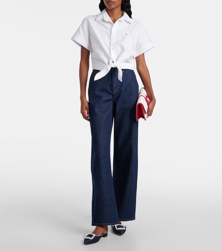 Camisa cropped de algodón - Polo Ralph Lauren - Modalova