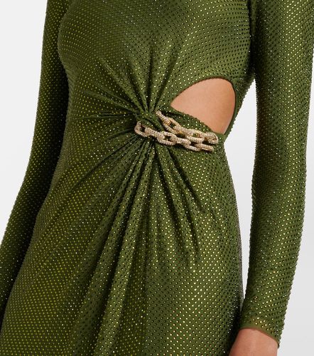 Robe aus Jersey mit Kristallen - Self-Portrait - Modalova