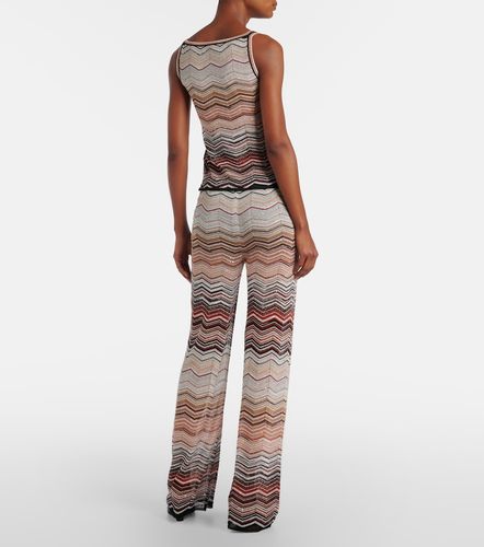 Missoni Zigzag lame wide-leg pants - Missoni - Modalova