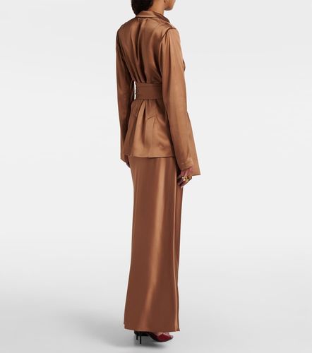 Archer double-breasted silk satin blazer - Joseph - Modalova