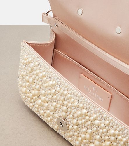 Loco Small embellished satin shoulder bag - Valentino Garavani - Modalova