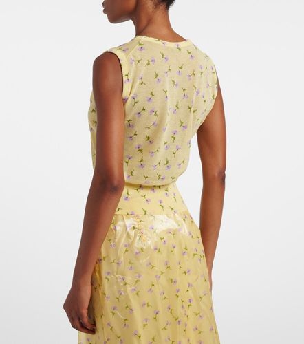 Jil Sander Floral cotton-blend top - Jil Sander - Modalova