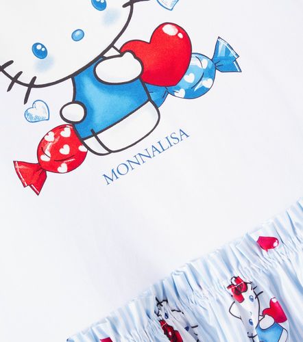 Vestido de jersey de algodón estampado - Monnalisa - Modalova