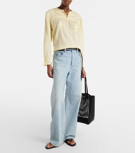 Blusa Byrdie de algodón con encaje - Velvet - Modalova