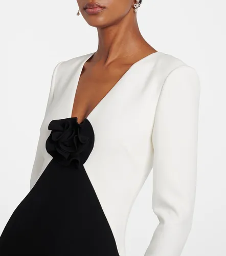Floral-applique crepe gown - Roland Mouret - Modalova