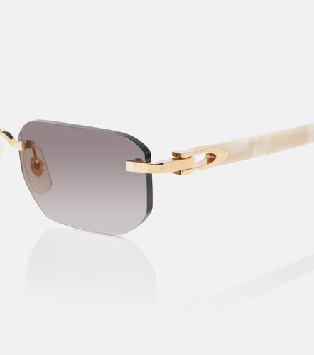 Decor C de Cartier rectangular sunglasses - Cartier Eyewear Collection - Modalova