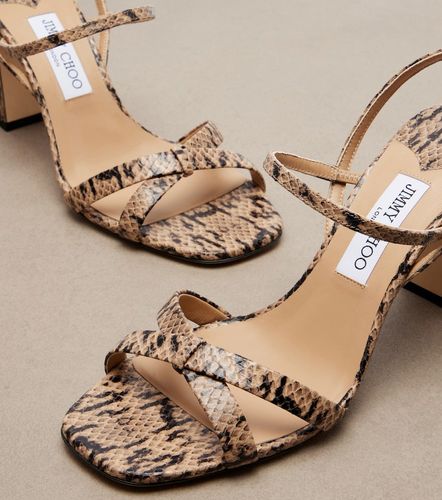 Elsy snake-effect leather slingback sandals - Jimmy Choo - Modalova