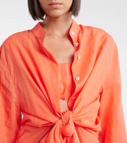 Alaïa Camicia in cotone e lino - Alaia - Modalova