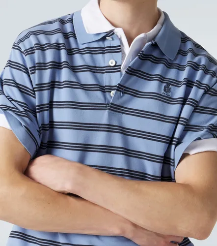 Polo de piqué de algodón a rayas - Prada - Modalova