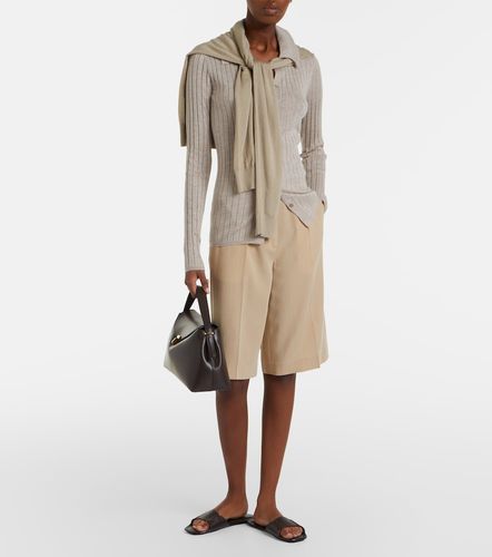 Top in cashmere e seta a coste - Toteme - Modalova