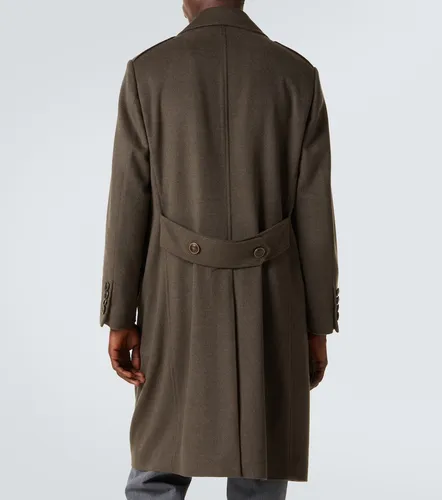 Double-breasted virgin wool overcoat - Brunello Cucinelli - Modalova