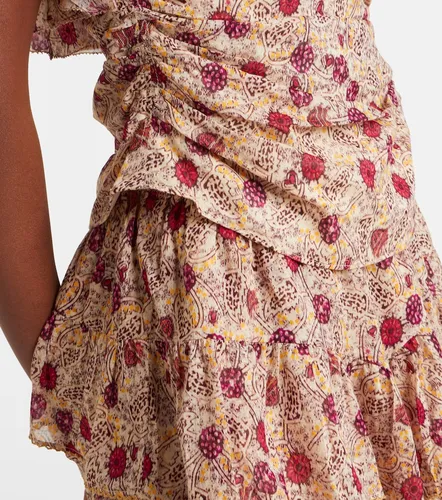 Dijimia printed ruffled cotton top - Marant Etoile - Modalova
