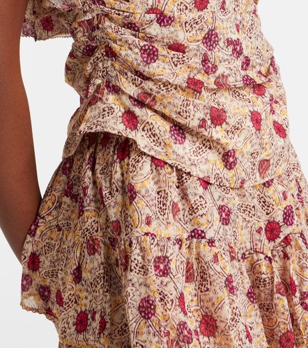 Top Dijimia de algodón estampado - Marant Etoile - Modalova