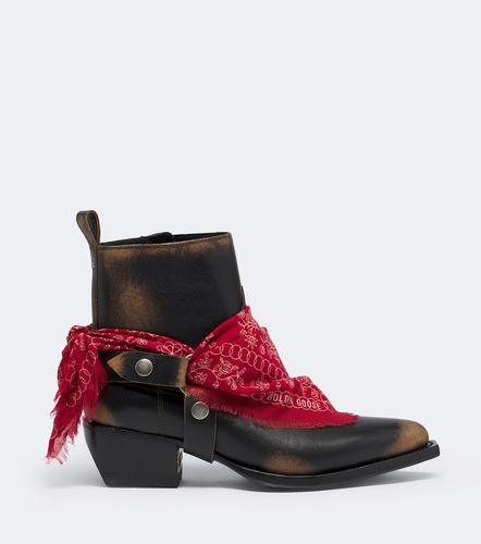 Botas cowboy Debbie de piel - Golden Goose - Modalova