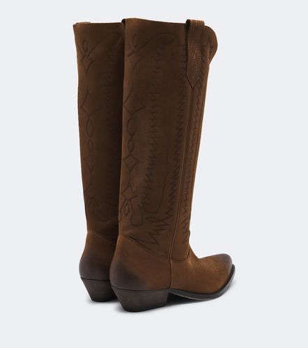 Botas cowboy Wish Star de ante - Golden Goose - Modalova