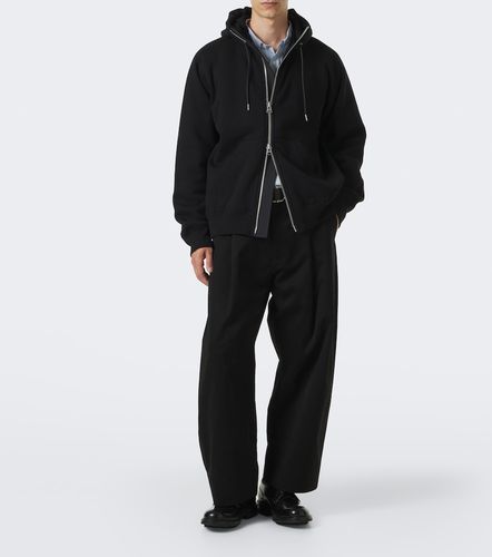 Sudadera con capucha de jersey de algodón - Sacai - Modalova