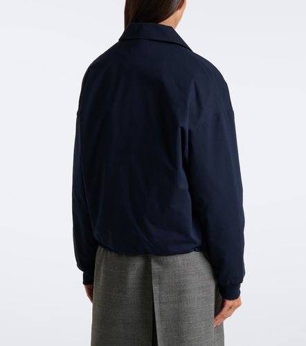 Reversible Re-Nylon and jersey blouson jacket - Prada - Modalova