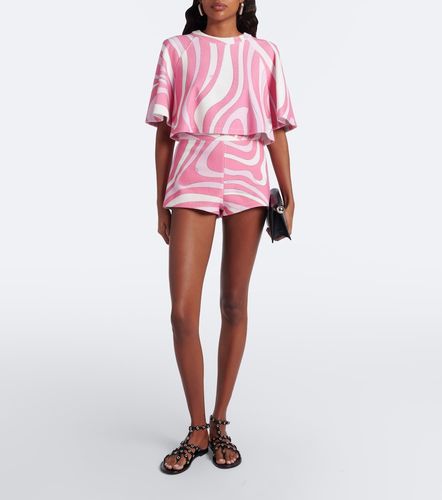 Top cropped Marmo in spugna di misto cotone - Pucci - Modalova
