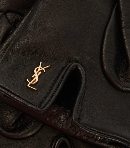 Guantes Cassandre de piel - Saint Laurent - Modalova