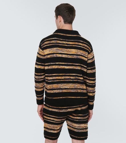 Camicia Phantom in cashmere e cotone a righe - The Elder Statesman - Modalova