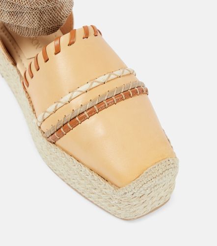 Espadrillas in pelle con plateau - Ulla Johnson - Modalova