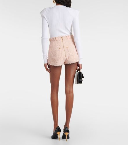Balmain High-rise tweed shorts - Balmain - Modalova