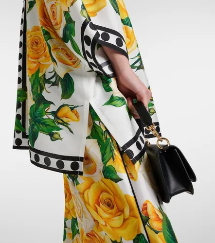 Oversized floral silk shirt - Dolce&Gabbana - Modalova