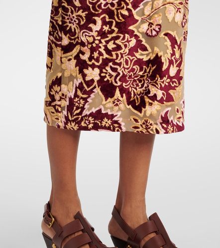 Etro Midirock aus Tüll und Samt - Etro - Modalova