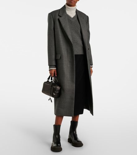 Gonna midi in lana, cashmere e seta - Brunello Cucinelli - Modalova