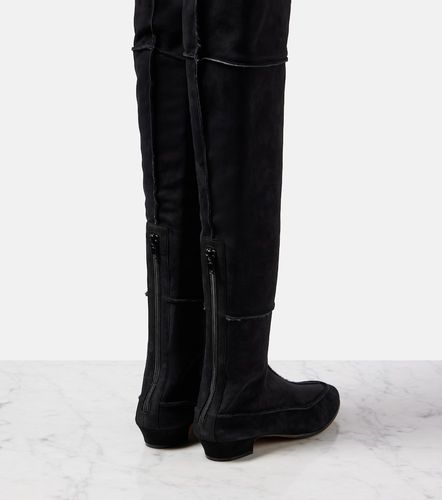 Overknee-Stiefel Awar 25 Cuissarde aus Veloursleder - The Row - Modalova