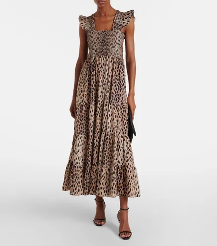 Vestido largo de algodón estampado - Rixo - Modalova